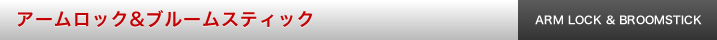 アームロック&ブルームスティック